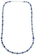 Authentic Sterling Silver Southwest Dumortierite Bead Necklace JX130246